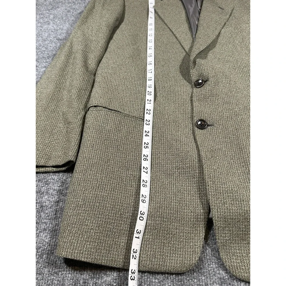 Armani Collezioni Mens Beige Blazer 40R Wool Blend Made In Italy Neiman Marcus